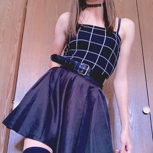 Checkered Tube Top
